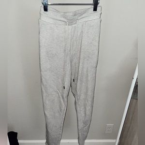 Light gray jogger sweatpants